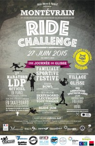 Affiche Montévrain ride challenge Riderz 2015