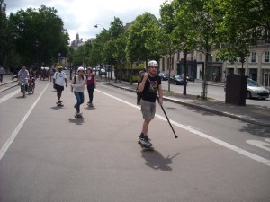 randonnée skateboard Paris du 26 juin 2016