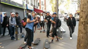 rando longboard skate à Paris avec Riderz