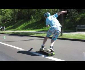 Vincent Tanguy dans le slalom géant Pirate