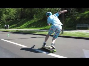 Vincent Tanguy sur le slalom géant de Palaiseau