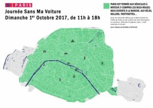 Périmètre journée sans voiture 2017 paris