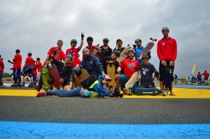 Team skateboard 24h du mans roller, photo de Clémence Matagrin