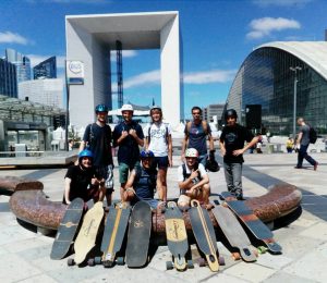 Randonnée en skateboard à Paris Riderz