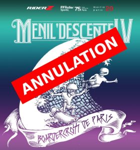 Annulation du boardercross de Ménilmontant 2017