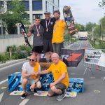 Paris Slalom World Cup Skateboard 2023 Riderz - Podium Championnat France slalom skateboard - Photo Monique Soderhall